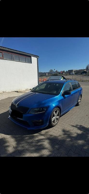 Gebraucht Skoda Octavia RS 220 PS (161 kW) 2014 Blau Kleinwagen