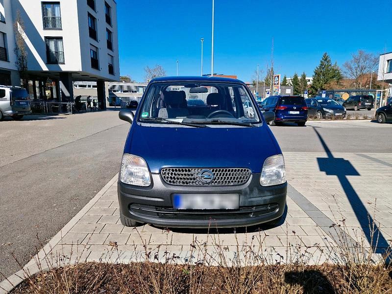Gebraucht Opel Agila 58 PS (42 kW) 2001 Blau Van / Kleinbus