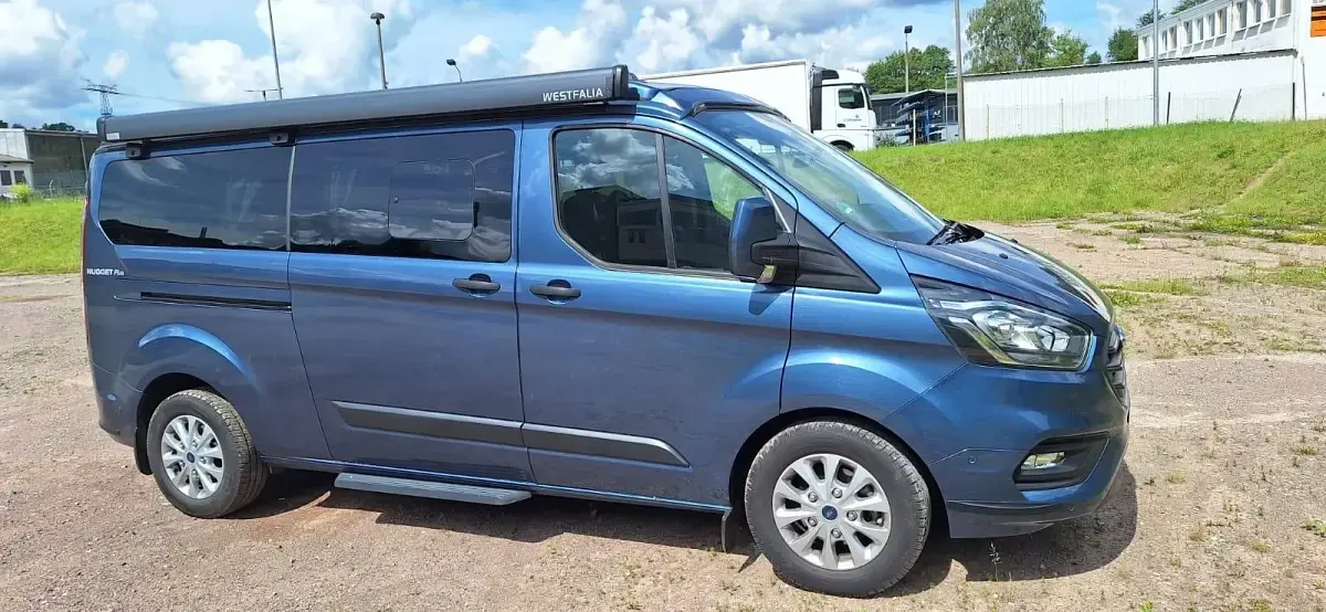 Gebraucht Ford Transit Custom Nugget 130 PS (95 kW) 2022 Blau Van / Kleinbus