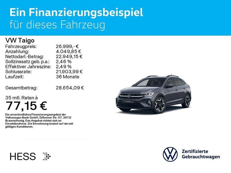 Gebraucht VW Taigo R-line 150 PS (110 kW) 2025 Rauchgrau metallic SUV