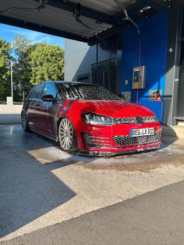 Rot Gebraucht 2013 VW Golf VII GTI Kombi | 9.990 € - Bild 1/4