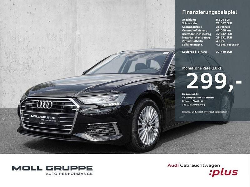Schwarz Gebraucht 2022 Audi A6 Design Kombi | 37.440 € (Fairer Preis) - Bild 1/4