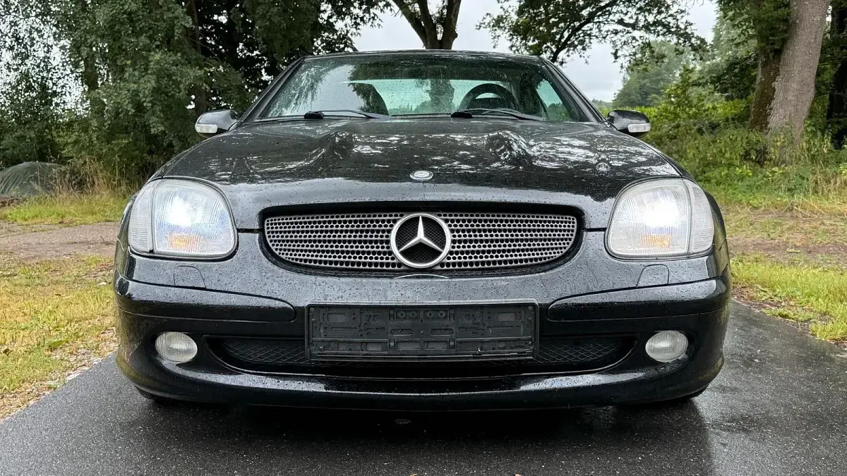 Gebraucht Mercedes SLK200 163 PS (119 kW) 2002 Schwarz Cabrio