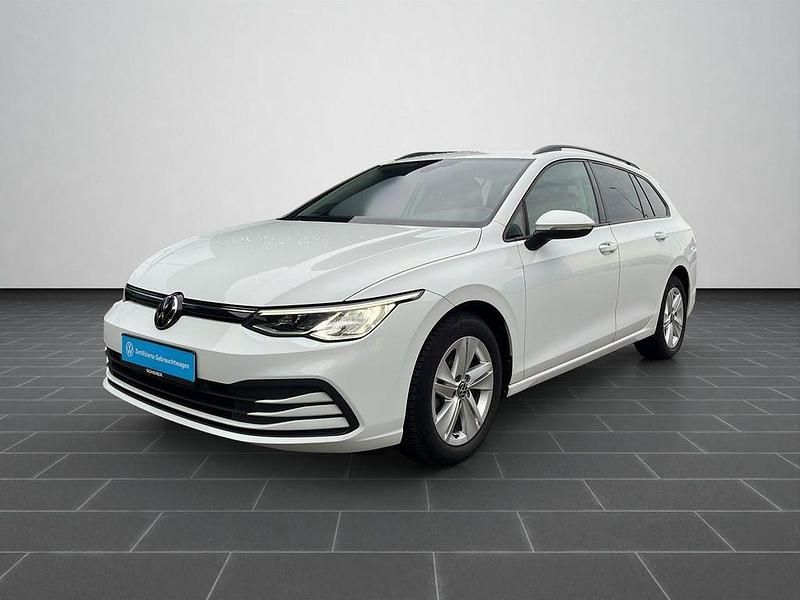 Pure white Gebraucht 2021 VW Golf VIII Life Kombi | 21.990 € (Fairer Preis) - Bild 1/4