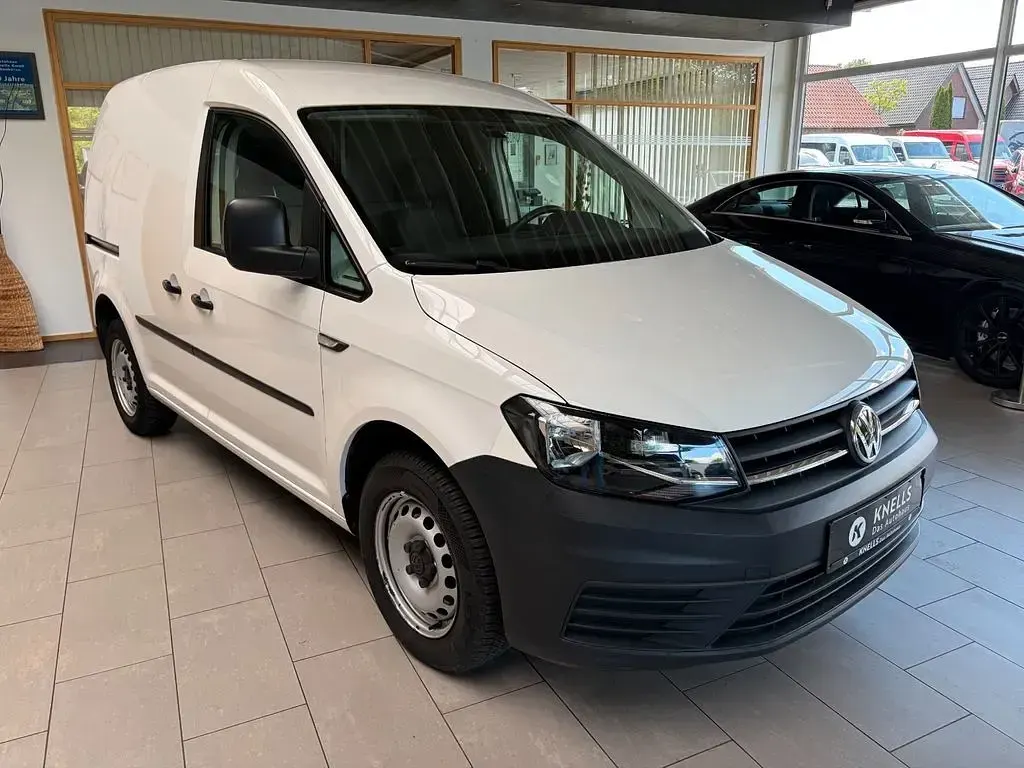 Gebraucht VW Caddy 75 PS (55 kW) 2018 Weiß Van / Kleinbus
