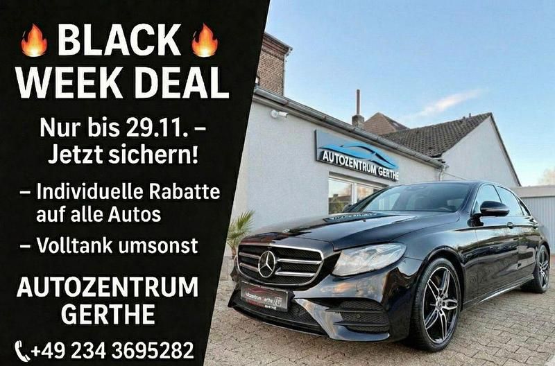 Obsidianschwarz Gebraucht 2020 Mercedes E300 AMG Limousine | 34.990 € (Superpreis) - Bild 1/4