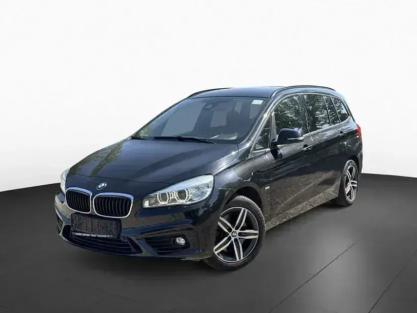 Gebraucht BMW 220 Gran Tourer Sport Line 190 PS (139 kW) 2017 Schwarz Van / Kleinbus