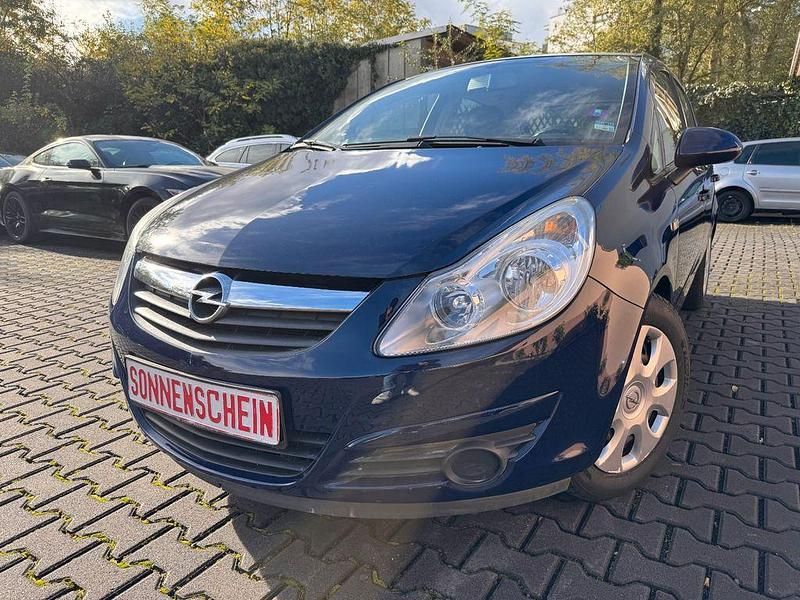Blau Gebraucht 2009 Opel Corsa Edition Limousine | 3.990 € (Etwas zu teuer) - Bild 1/4