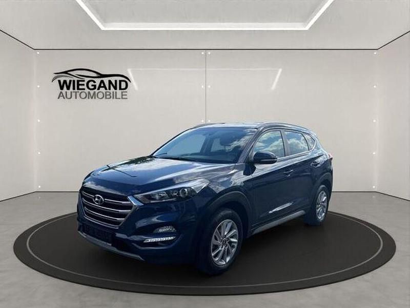 Blau Gebraucht 2017 Hyundai Tucson Style SUV | 15.990 € (Fairer Preis) - Bild 1/4