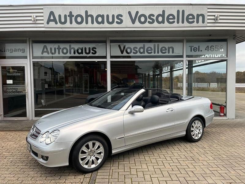 Silber Gebraucht 2008 Mercedes CLK200 Elegance Cabrio | 8.999 € (Superpreis) - Bild 1/4