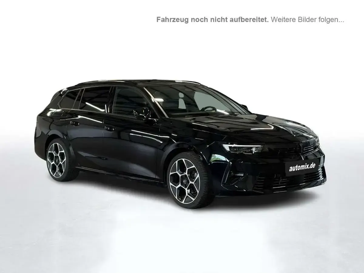 Gebraucht Opel Astra Ultimate 131 PS (96 kW) 2024 Lackierung schwarz perla nera/typ aussenverkleidung metallic Kleinwagen
