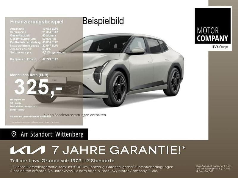 Weiß Neu 2025 Kia EV4 Earth Kleinwagen | 42.729 € (Etwas zu teuer) - Bild 1/4