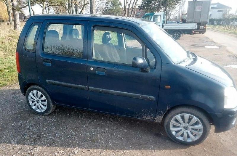 Gebraucht Opel Agila 58 PS (42 kW) 2001 Blau Van / Kleinbus