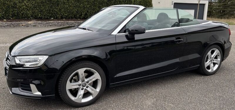 Schwarz Gebraucht 2018 Audi A3 Cabriolet Ambiente Cabrio | 23.900 € (Teuer) - Bild 1/4