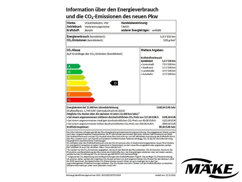 Gebraucht VW Taigo 116 PS (85 kW) 2025 Ascotgrau SUV