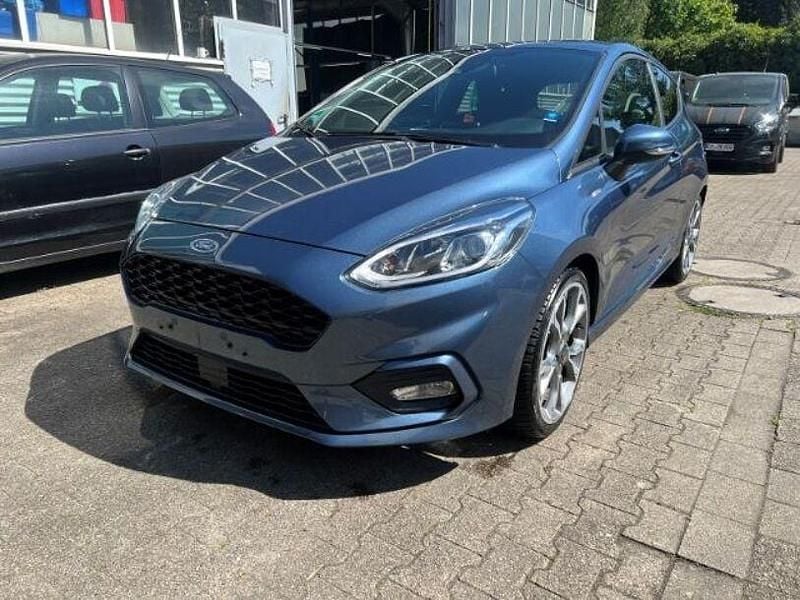Blau Gebraucht 2018 Ford Fiesta ST-Line Kleinwagen | 12.890 € (Fairer Preis) - Bild 1/4