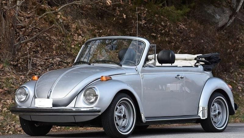 Silber Gebraucht 1973 VW Käfer S Cabrio | 20.900 € - Bild 1/4