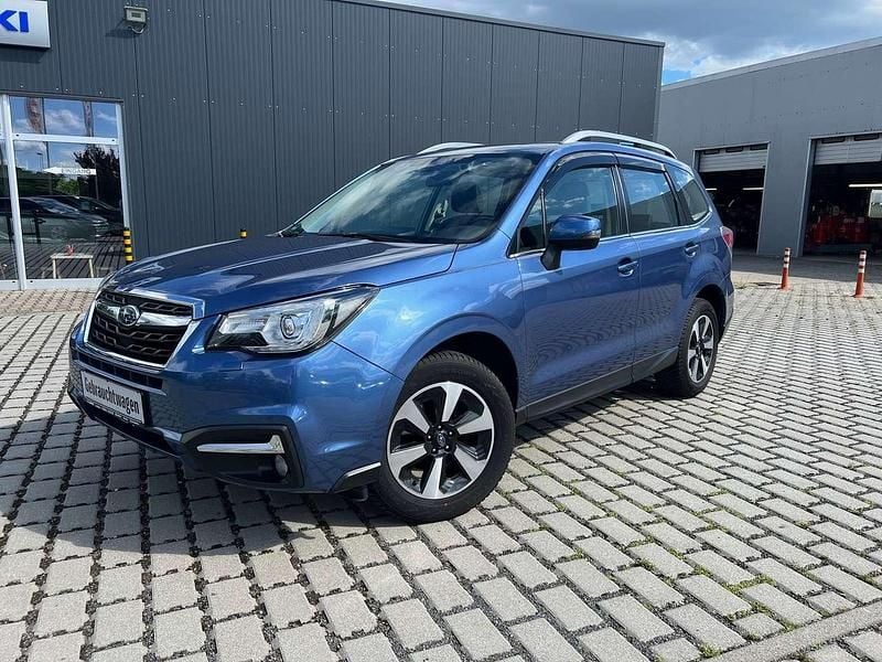 Quartz blue pearl Gebraucht 2018 Subaru Forester Exclusive+ SUV | 16.995 € (Superpreis) - Bild 1/4