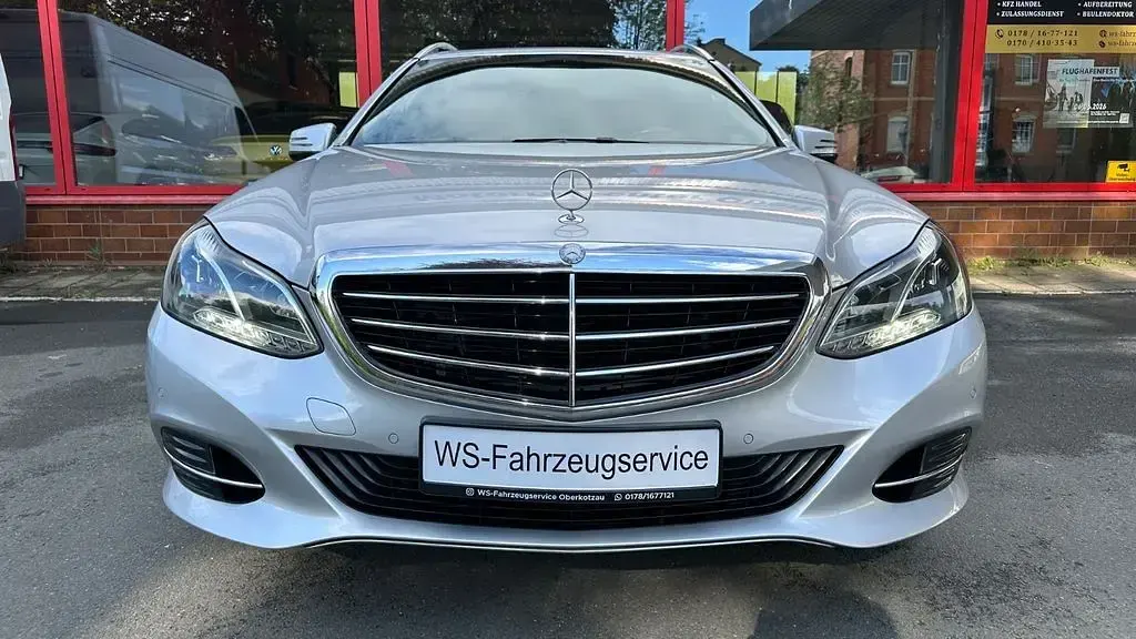 Brugt Mercedes E200 Elegance 136 HK (100 kW) 2015 Sølv Sedan