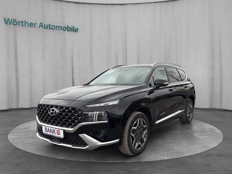 Schwarz Gebraucht 2021 Hyundai Santa Fe Signature SUV | 30.990 € (Guter Preis) - Bild 1/4