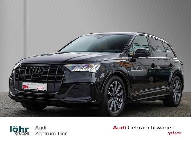Mythosschwarz metallic Gebraucht 2022 Audi Q7 Ambiente SUV | 60.980 € (Superpreis) - Bild 1/4