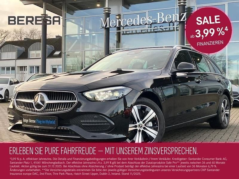 Schwarz Gebraucht 2024 Mercedes C300e Avantgarde Kombi | 37.990 € (Superpreis) - Bild 1/4