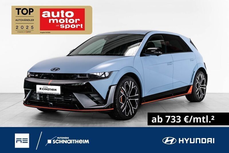 Blau (performance blue matt (xge)) Gebraucht 2024 Hyundai Ioniq 5 SUV | 63.990 € (Teuer) - Bild 1/3