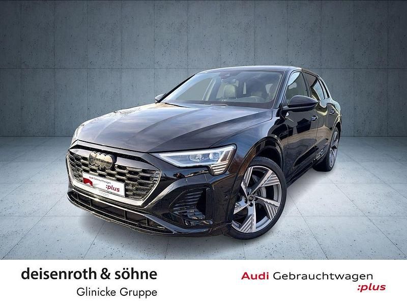 Gebraucht Audi Q8 e-tron S-Line 300 kW (408 PS) 2023 Mythosschwarz metallic SUV