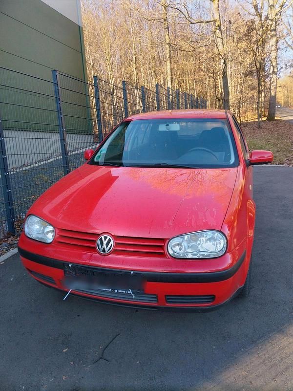 Rot Gebraucht 1999 VW Golf Limousine | 550 € (Guter Preis) - Bild 1/4