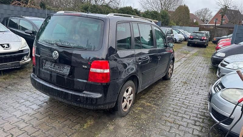 Gebraucht VW Touran Goal 105 PS (77 kW) 2006 Schwarz Van / Kleinbus