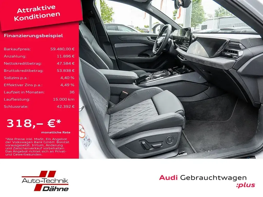 Gebraucht Audi A6 Ambiente 204 PS (150 kW) 2025 Gletscherweiß metallic Kombi
