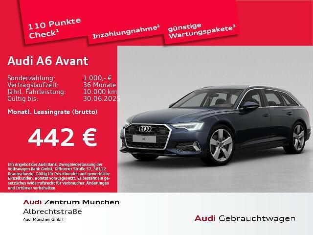Blau Gebraucht 2024 Audi A6 Advanced Plus Kombi | 50.904 € (Etwas zu teuer) - Bild 1/1