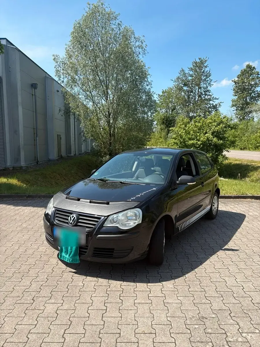 Gebraucht VW Polo 69 PS (50 kW) 2008 Schwarz Kleinwagen