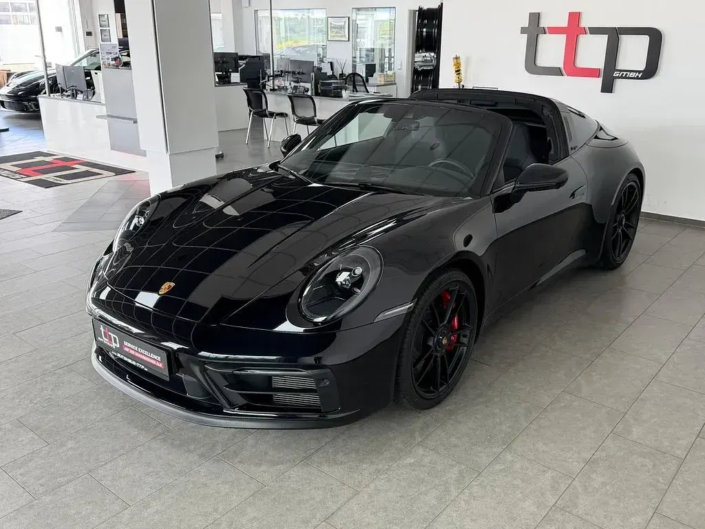 Gebraucht Porsche 911 Targa 4 480 PS (353 kW) 2024 Tiefschwarzmetallic Cabrio