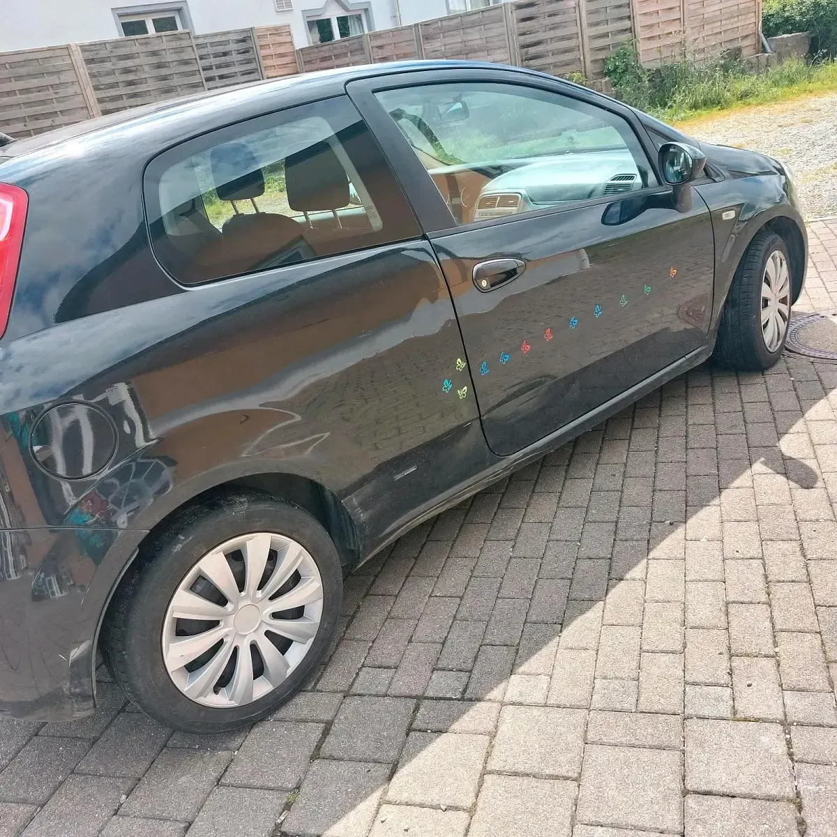 Gebraucht Fiat Punto 95 PS (69 kW) 2008 Schwarz Kleinwagen