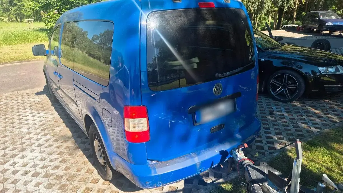 Gebraucht VW Caddy Life 105 PS (77 kW) 2007 Blau Van / Kleinbus