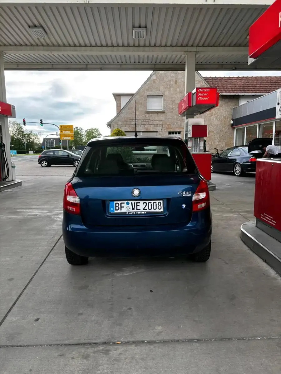 Gebraucht Skoda Fabia 2007 Blau Kleinwagen