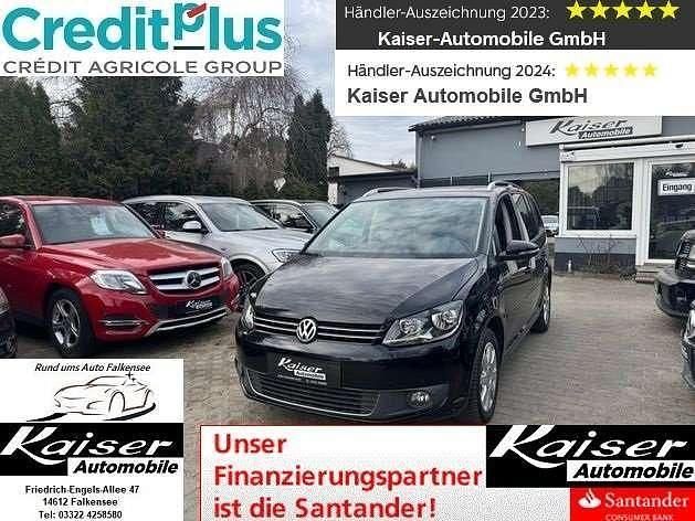 Gebraucht VW Touran Match 140 PS (102 kW) 2012 Schwarz Van / Kleinbus
