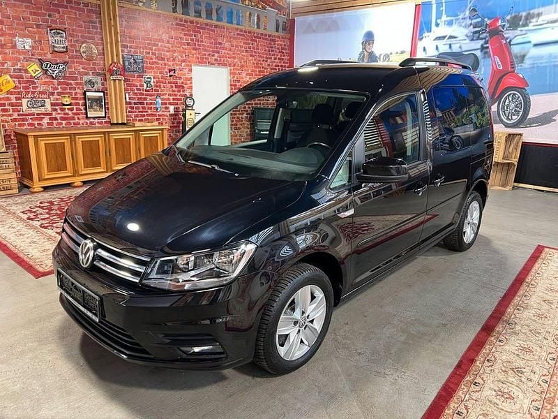 Gebraucht VW Caddy Comfortline 125 PS (91 kW) 2018 Schwarz Van / Kleinbus