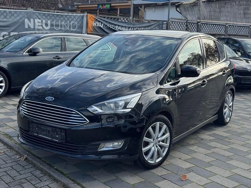Schwarz Gebraucht 2015 Ford C-MAX Titanium Van / Kleinbus | 7.999 € (Guter Preis) - Bild 1/4