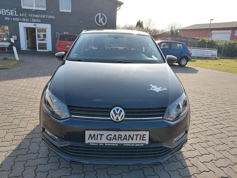 Gebraucht VW Polo Trendline 60 PS (44 kW) 2014 Schwarz Kleinwagen