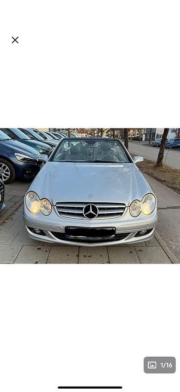 Silber Gebraucht 2005 Mercedes CLK500 Cabrio | 9.950 € - Bild 1/4