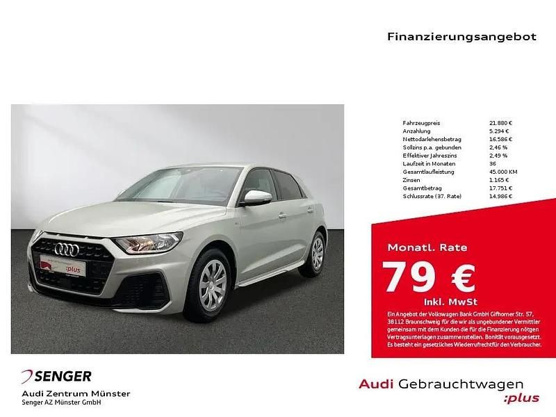 Silber Gebraucht 2024 Audi A1 Sportback S-Line Kleinwagen | 22.280 € (Superpreis) - Bild 1/1