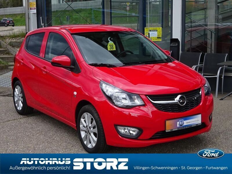 Lava rot Gebraucht 2019 Opel Karl Kleinwagen | 10.490 € (Fairer Preis) - Bild 1/4