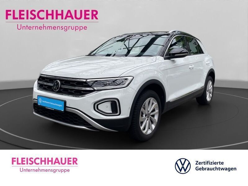 Weiss Gebraucht 2024 VW T-Roc Style SUV | 27.970 € (Guter Preis) - Bild 1/4
