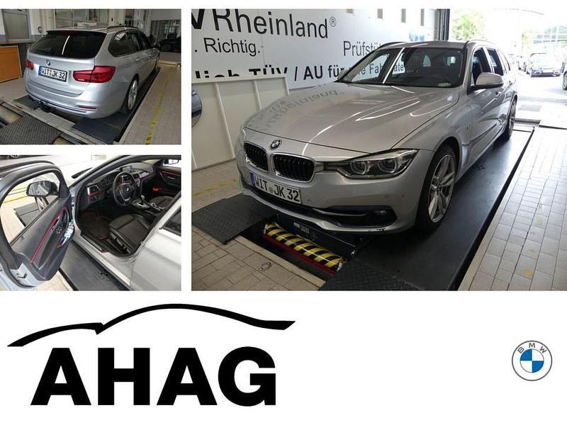 Schwarz Gebraucht 2015 BMW 320 Sport Line Kombi | 8.499 € (Superpreis) - Bild 1/4