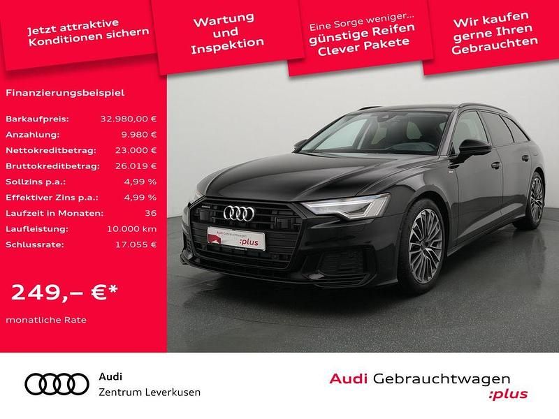 Schwarz Gebraucht 2021 Audi A6 S-Line Kombi | 32.980 € (Fairer Preis) - Bild 1/4