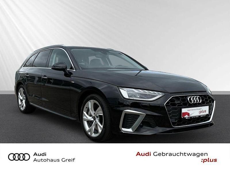 Schwarz Gebraucht 2022 Audi A4 S-Line Kombi | 36.490 € (Fairer Preis) - Bild 1/4
