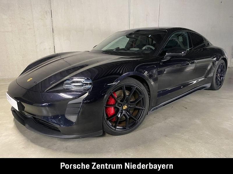 Tiefschwarzmetallic Gebraucht 2022 Porsche Taycan GTS Limousine | 78.900 € (Fairer Preis) - Bild 1/4