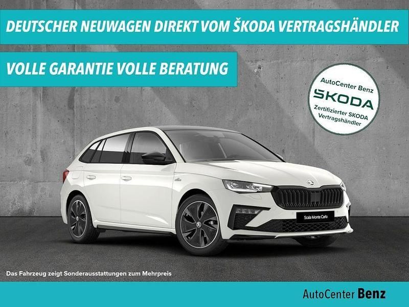 Blau Neu 2025 Skoda Scala Monte Carlo Kleinwagen | 25.490 € (Teuer) - Bild 1/4